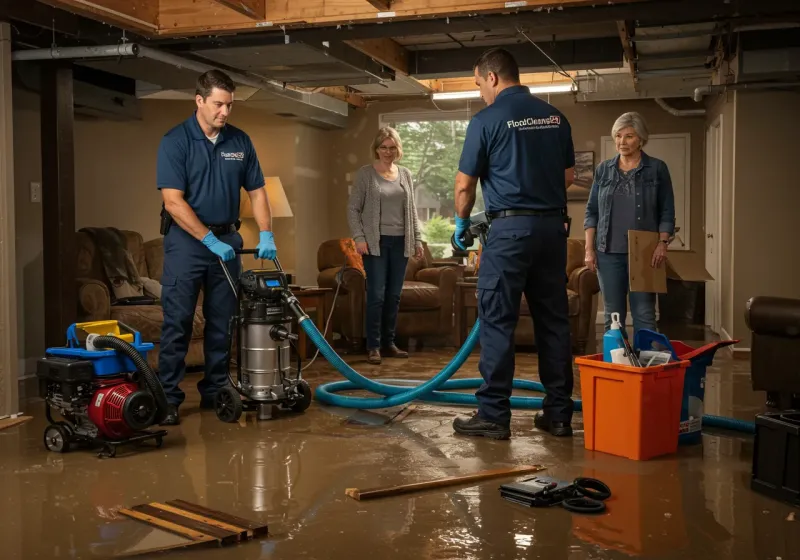 Basement Water Extraction and Removal Techniques process in Fish Lake, IN