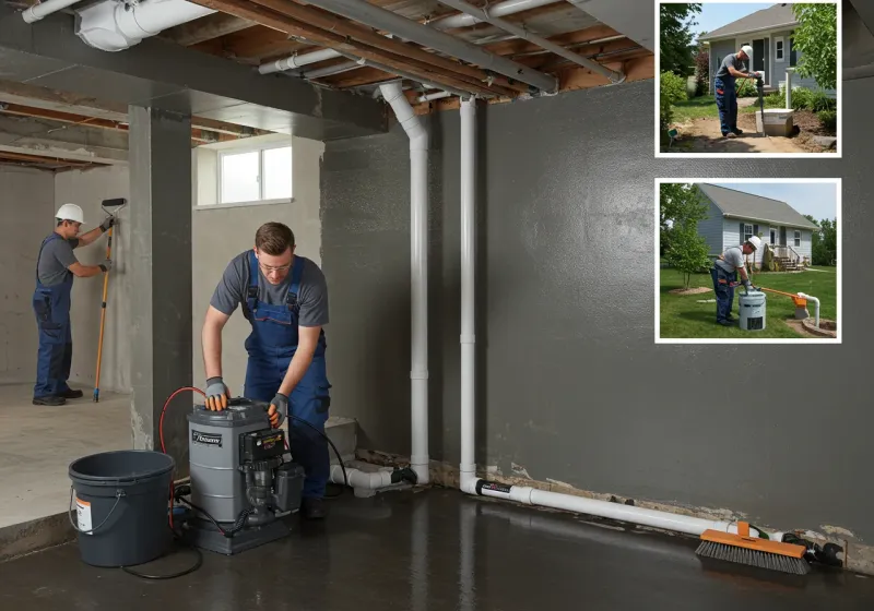 Basement Waterproofing and Flood Prevention process in Fish Lake, IN